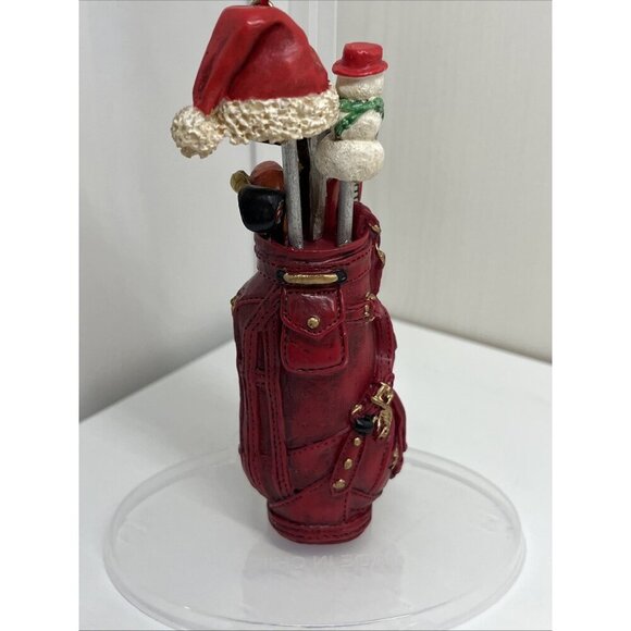 Golf Bag Christmas‎ Ornament Festive Resin Decor item #J6982 Kurt S. Adler - Picture 9 of 9